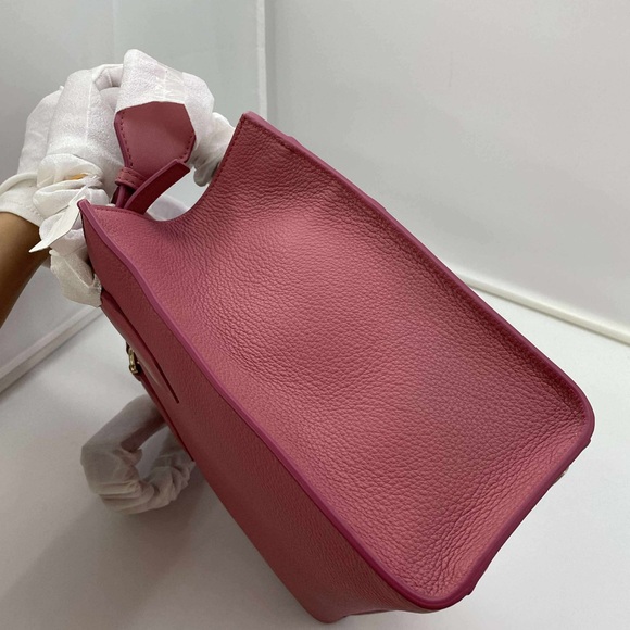 Bvlgari Logo Pink 2 Way  Bag Unused IC Chip - Picture 12 of 16